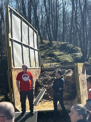 Die Crew vom Fort war bereits fleißig, ob da noch was für uns übrig bleibt?